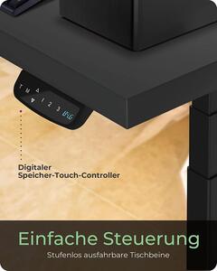 Icy Box IB-EW205B-T Tischgestell IcyBox elektr. höhenverstel. ohne Platte schwa. (Speditionsversand)