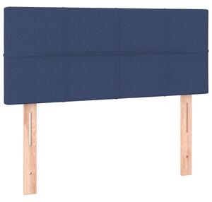 Testiera Blu 90x5x78/88 cm in Tessuto