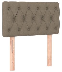Testiera Tortora 80x7x78/88 cm in Tessuto