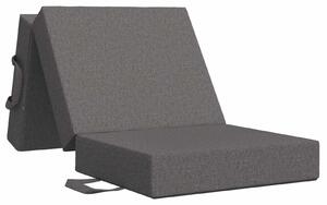 Divano Letto Pieghevole 75 x 67 x 45 cm Grigio Chiaro