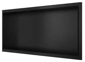 Nicchia doccia 60x30 nera profondità 8cm glamour - Olimpo Docce
