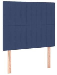 Testiera Blu 80x5x118/128 cm Tessuto