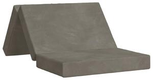 Divano Letto Pieghevole 80 x 67 x 45 cm Grigio Chiaro