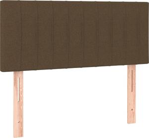 Testiera Marrone Scuro 80x5x78/88 cm in Tessuto