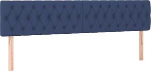 Testiera Blu 180x7x78/88 cm in Tessuto