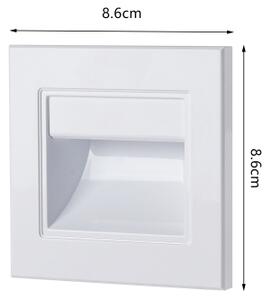 Brilagi - Lampada LED per scale STEP LIGHT LED/1,5W/230V IP44 bianca