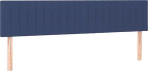 Testiera Blu 160x5x78/88 cm in Tessuto