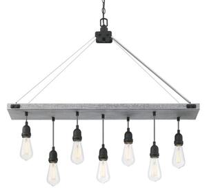 Westinghouse 6116440 - Lampadario a catena ASHWOOD 7xE27/60W/230V