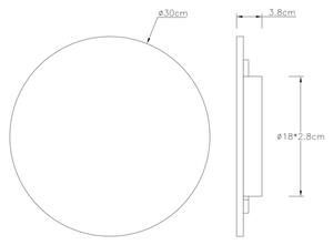 Globo 78390-14 - Applique LED JILLIAN LED/14W/230V 3000K