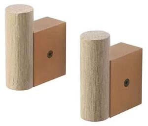 Attach Hook Set of 2 Oak/Burnt Arancione - Muuto