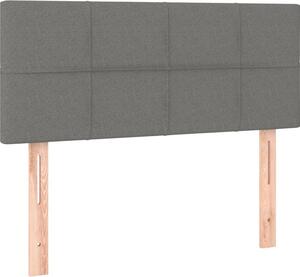 Testiera Grigio Scuro 90x5x78/88 cm in Tessuto