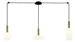 Zambelis 22151 - Lampadario a sospensione con filo 3xE27/40W/230V oro