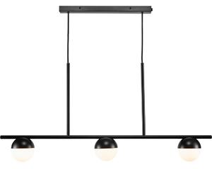 Nordlux - Lampadario a sospensione con filo CONTINA 3xG9/5W/230V nero