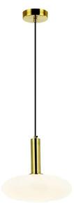 Zambelis 22072 - Lampadario a sospensione con filo 1xE27/40W/230V diametro 30 cm oro