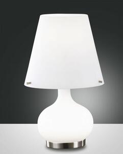 Ade lampada da tavolo vetro bianco h.320 2533-34-102