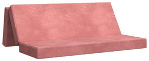 Divano Letto Pieghevole 180 x 67 x 45 cm Rosa