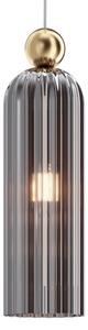 Maytoni MOD302PL-01GR - Lampadario a sospensione con filo ANTIC 1xE14/40W/230V oro/grigio