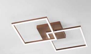 Bard plafoniera corten l.650x650 3394-65-361