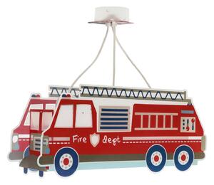Dalber Fire Truck sospensione auto pompieri, rosso