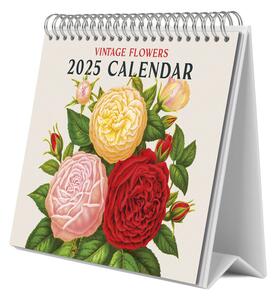 Calendario 2025 Flores Vintage