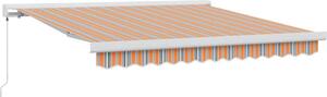 Tenda Retrattile Multicolore 300 x 250 cm Tessuto e Metallo