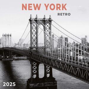 Calendario 2025 New York Retro