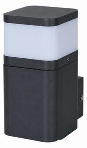 BRILAGI - Lampada da parete per esterni con presa SCHUKO PILLAR 1xG9/11W/230V IP44 nera