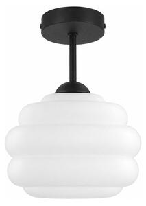 BRILAGI - Plafoniera LED RETRO GLASS 1xE27/60W/230V diametro 20 cm nero/bianco