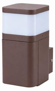 BRILAGI - Lampada da parete per esterni con presa SCHUKO PILLAR 1xG9/11W/230V IP44 marrone