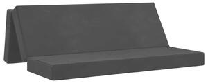 Divano Letto Pieghevole 180 x 67 x 45 cm Nero