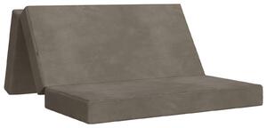 Divano Letto Pieghevole 120 x 67 x 45 cm Grigio Chiaro