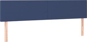 Testiera Blu 160x5x78/88 cm in Tessuto