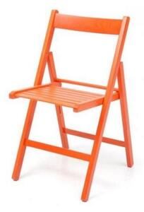 Sedia pieghevole in legno Penelope arancio