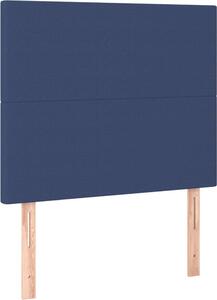 Testiera Blu 90x5x118/128 cm Tessuto