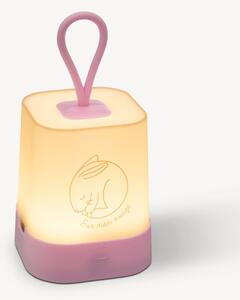 Atmosphera - LED Doty. Lampada notturna ricaricabile per bambini RABBIT LED/3,7V 1200mAh rosa