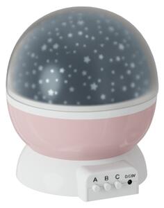 Atmosphera - Proiettore LED per bambini 3xAA rosa