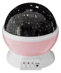 Atmosphera - Proiettore LED per bambini 3xAA rosa