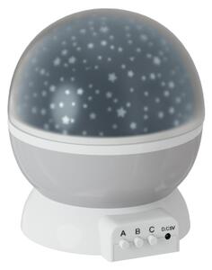 Atmosphera - Proiettore LED per bambini 3xAA grigio