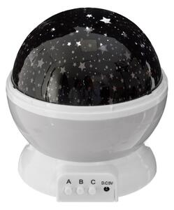 Atmosphera - Proiettore LED per bambini 3xAA grigio