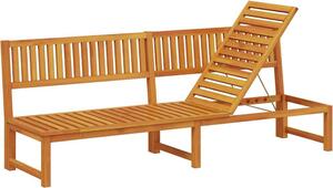 Lettino da sole Olio Naturale 200 x 57 x 75cm