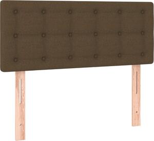 Testiera Marrone Scuro 80x5x78/88 cm in Tessuto