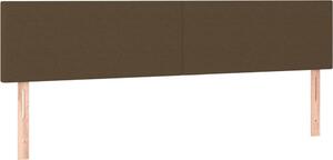 Testiera Marrone Scuro 160x5x78/88 cm in Tessuto
