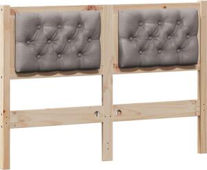 Testiera Altro Marrone e taupe 120 cm Legno di pino massello