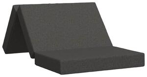 Divano Letto Pieghevole 80 x 67 x 45 cm Grigio Scuro