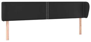 Testiera ad Orecchio Nera 203x23x78/88 cm in Pelle finta