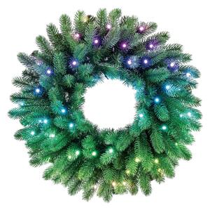 Twinkly GD20P4425P00 - LED RGB Dimmerabile Ghirlanda di Natale 50xLED diametro 60 cm Wi-Fi