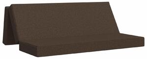 Divano Letto Pieghevole 180 x 67 x 45 cm Tortora