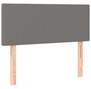 Testiera Grigio Scuro 90x5x78/88 cm in Tessuto