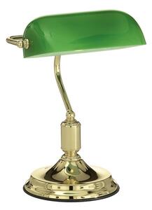 Ideal Lux - Lampada da tavolo 1xE27/60W/230V ottone