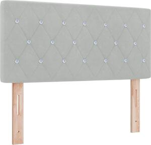 Testiera Grigio chiaro 90 cm Velluto